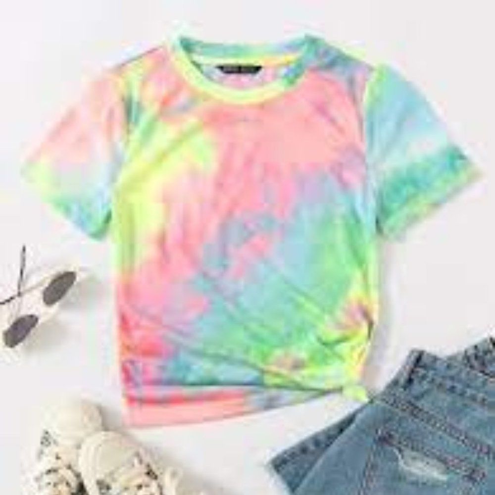 SHEIN | Tie - Dye Wash Tee